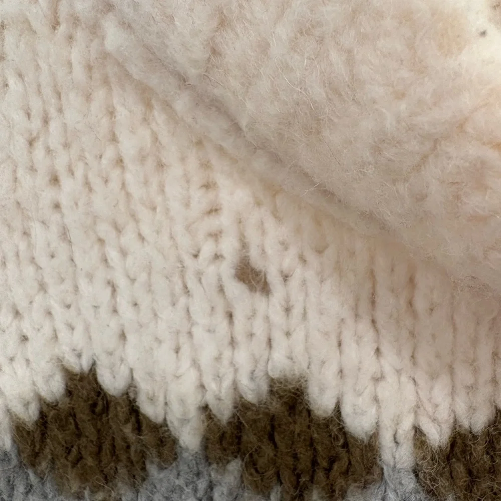 Free People Fair Isle Alpine Knit Wool Alpaca Blend Sweater Size XS - Picture 14 of 14